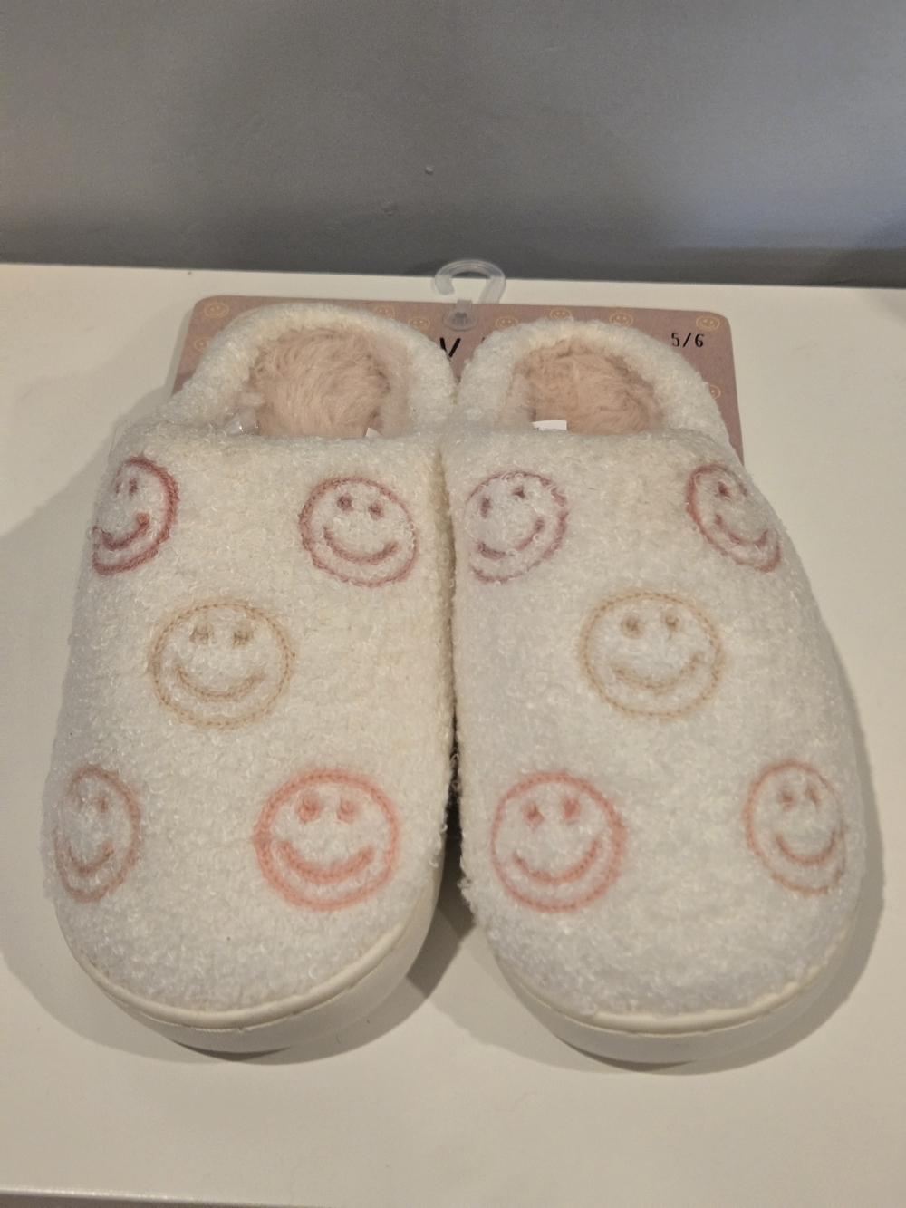 Cream Fuzzy Slippers